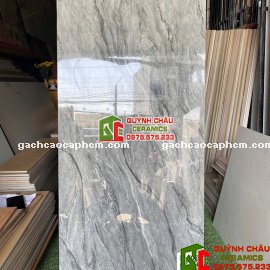 Gạch giả đá bóng kính 60x120 ấn độ cao cấp
