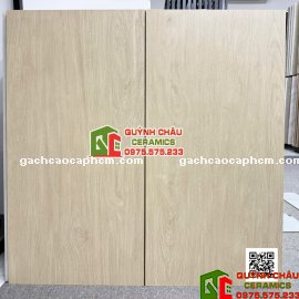 Gạch giả gỗ 60x120 vàng kem đẹp cao cấp