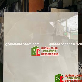 Gạch lát nền 120x120 kem bóng onyx ấn độ                    