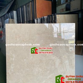 Gạch lát nền 120x120cm ấn độ bóng kiếng vàng vân đá