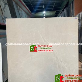 Gạch lát nền Á Mỹ 120x120 đá mờ xám đối vân