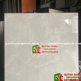 Gạch lát nền ấn độ 120x120 bóng kiếng onyx vân mây