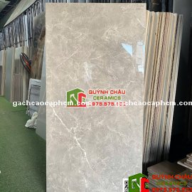 Gạch lát nền ấn độ 60x120 bóng xám giả đá cao cấp