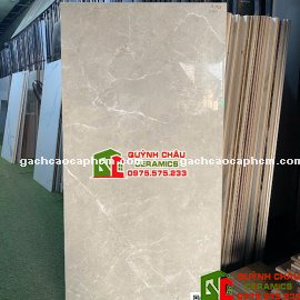 Gạch lát nền ấn độ 60x120 xám bóng kính cao cấp