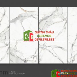 Gạch lát nền tasa 80x160 vân đá Marble trắng xám