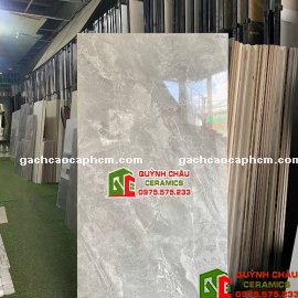 Gạch lát nền Vicenza 60x120 xám bóng kính