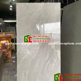 Gạch lát nền Vitto 60x120 xám giả đá bóng kính