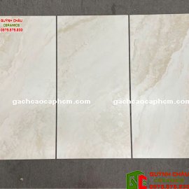 Gạch Malaysia lát nền 60x120 mờ mịn kem vân đá