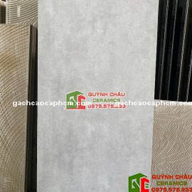 Gạch ốp lát CMC 60x120 màu xi măng đậm đá mờ