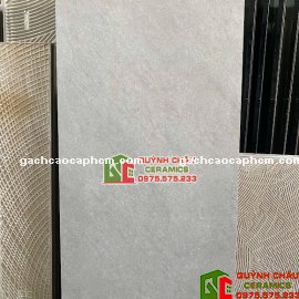 Gạch ốp lát CMC 60x120 vân đá mờ đậm màu xi măng