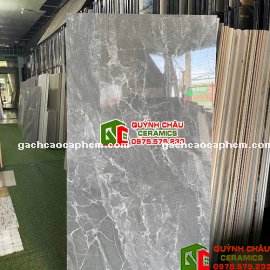 Gạch ốp lát Vicenza 60x120 bóng xám vân đá