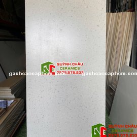 Gạch Terrazzo 60x120 hạt nhỏ đá mài xám     