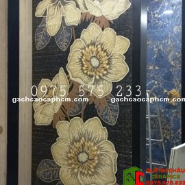 Gạch trang trí điểm nhấn bông hoa 60x120 india ấn độ cao cấp