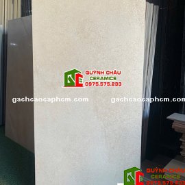 Gạch xương đá trắng 60x120 mờ sugar full body