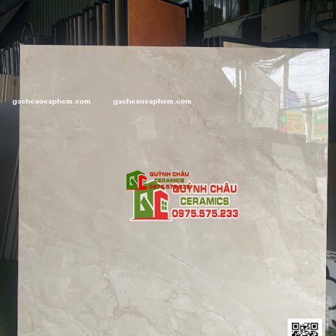 Gạch 120x120 bóng kiếng xương đá trắng full body                             