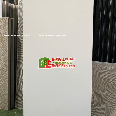 Gạch 60x120 màu kem trơn mờ mịn Baby Skin trung quốc