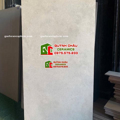 Gạch 60x120 mờ xám carving xương đá full body