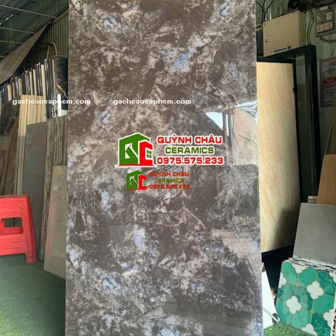 Gạch 80x160 bóng vân đá đen xanh cao cấp