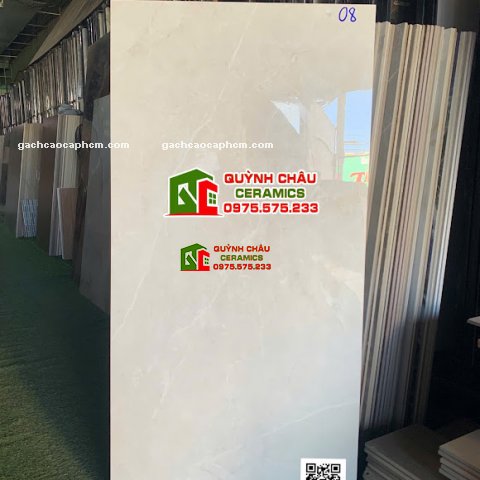 Gạch ấn độ 60x120 bóng kính xám vân cao cấp                    