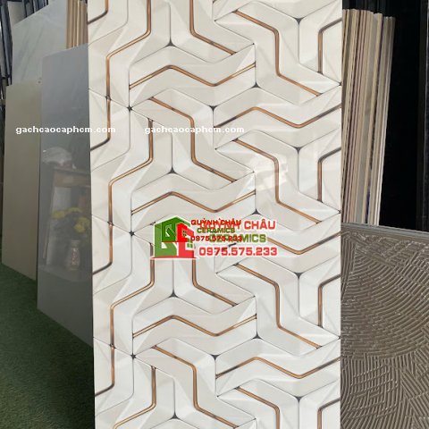Gạch ấn độ 60x120 ốp trang trí hoạ tiết 3D đẹp