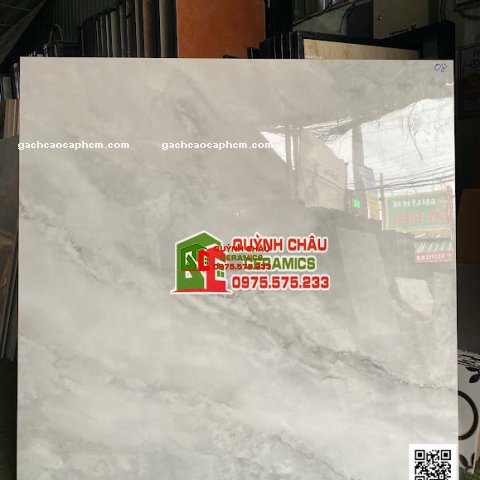 Gạch bóng 120x120 full body xám vân đá                            