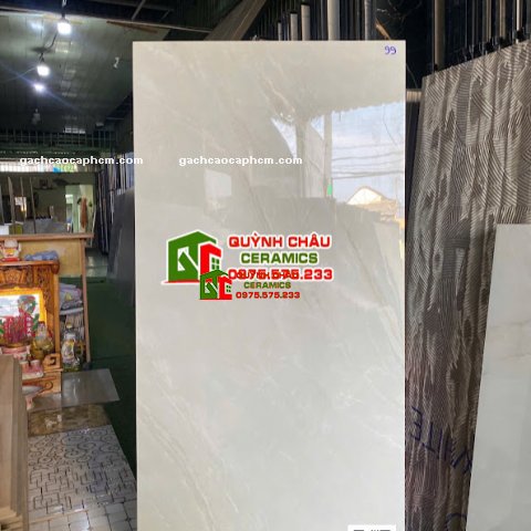 Gạch bóng kính 60x120 xám nhạt vân xéo                