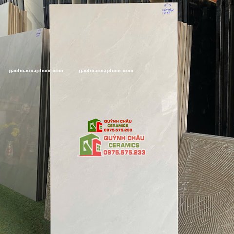 Gạch CMC đá bóng kính 60x120 vân đá xám nhạt