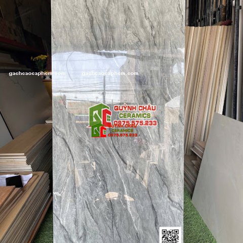 Gạch giả đá bóng kính 60x120 ấn độ cao cấp