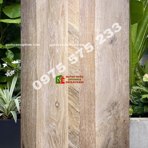 Gạch giả gỗ khổ to 80x160 nhập khẩu vân gỗ mờ cao cấp