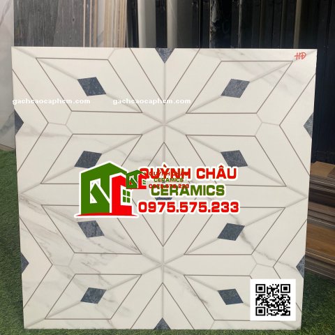 Gạch hoa văn bóng mờ 60x60 ốp lát trang trí sang trọng 