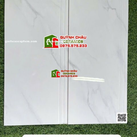 Gạch lát cầu thang 47x100 trắng vân mây