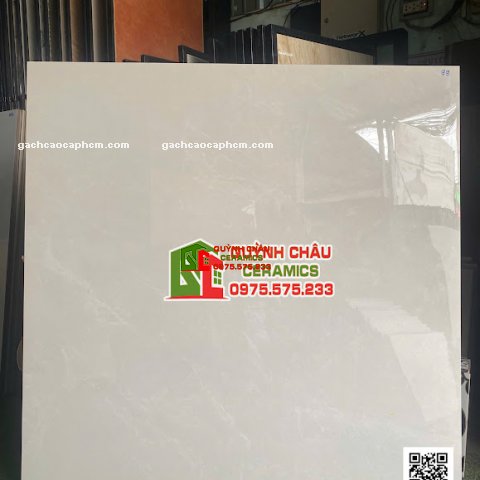 Gạch lát nền 120x120 màu kem sữa bóng kiếng