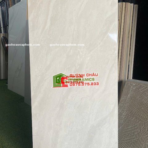 Gạch lát nền 60x120 trung quốc xám vân đá bóng kính