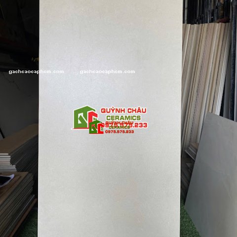 Gạch lát nền 60x120 Vitto màu kem mờ