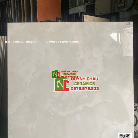 Gạch lát nền ấn độ 120x120 bóng kiếng onyx vân mây