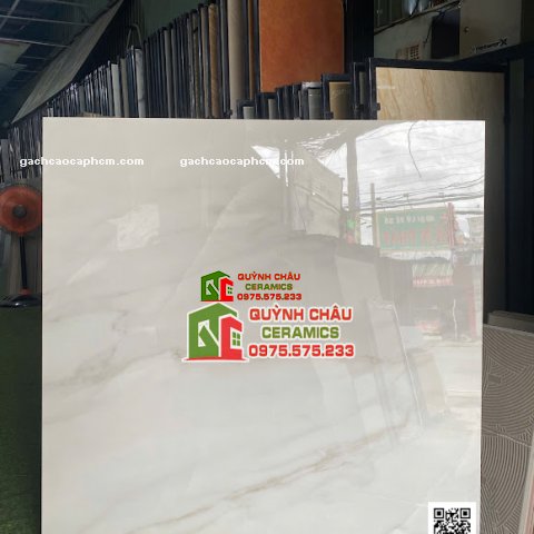 Gạch lát nền ấn độ 120x120 bóng kính vân đá