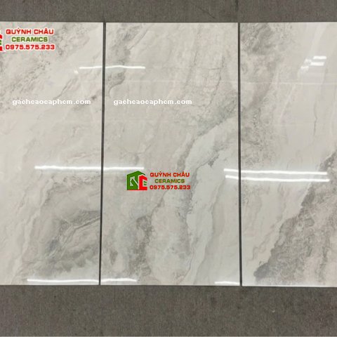 Gạch nhập khẩu Malaysia 60x120 bóng kiếng xám kem vân đá