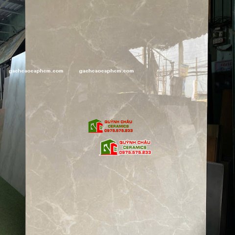 Gạch ốp lát 120x180 màu xám vân đá bóng kiếng ấn độ