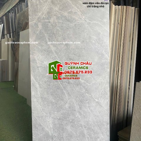Gạch ốp lát Viglacera 60x120 mờ xám vân đá
