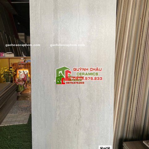 Gạch Travertine 60x120 giả đá vân sọc    