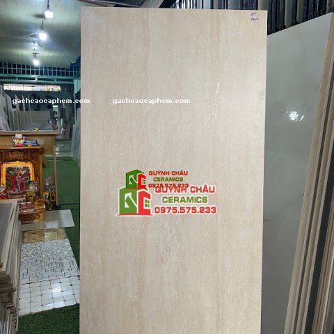 Gạch Travertine kem đá mờ 60x120 ấn độ cao cấp