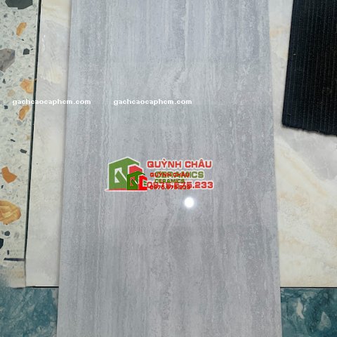 Gạch Viglacera ốp lát Travertine vân đá 60x120 bóng kính