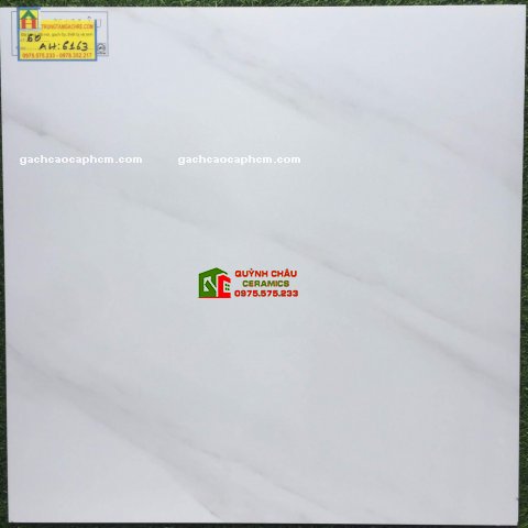 Gạch Bóng Kiếng Marble 60x60 Trắng Vân Xám Khói