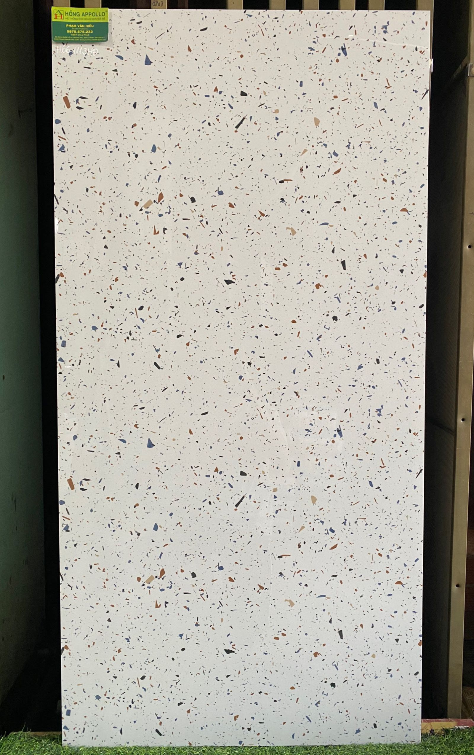 Những mẫu gạch nhập khẩu 60x120 terrazzo bóng kiếng trang trí cao cấp