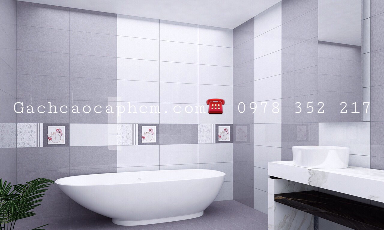Gạch 30x60 ốp tường nhà tắm # Mẫu gạch dán tường toilet đẹp giá rẻ