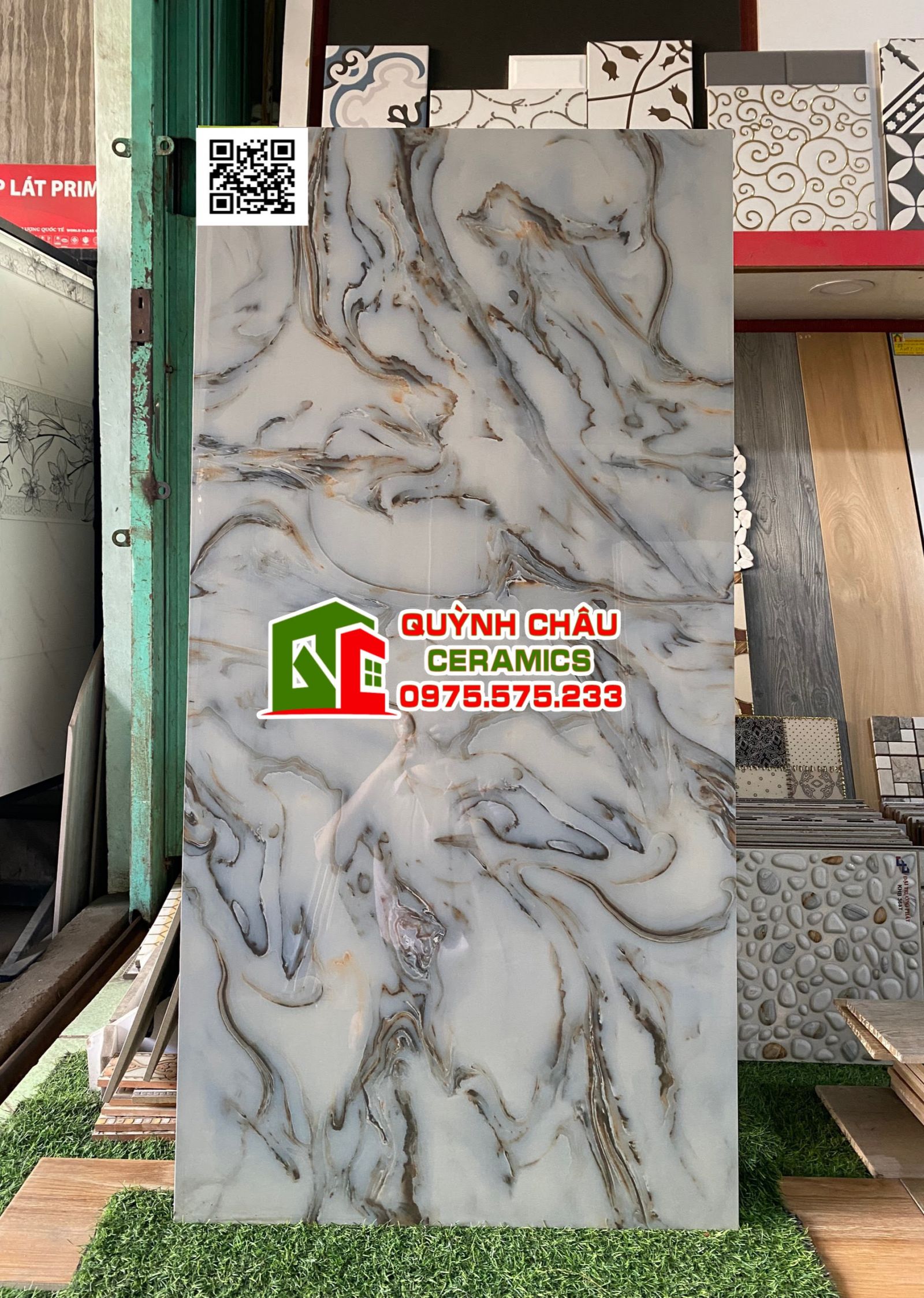 Gạch ốp lát đá marble 600x1200 siêu đẹp bóng kiếng 