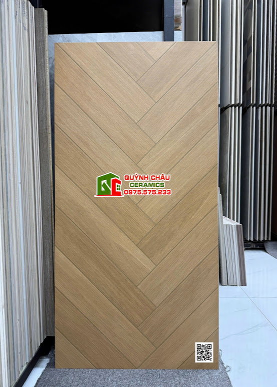 Gạch vân gỗ xương cá nhập khẩu cao cấp 60x120cm