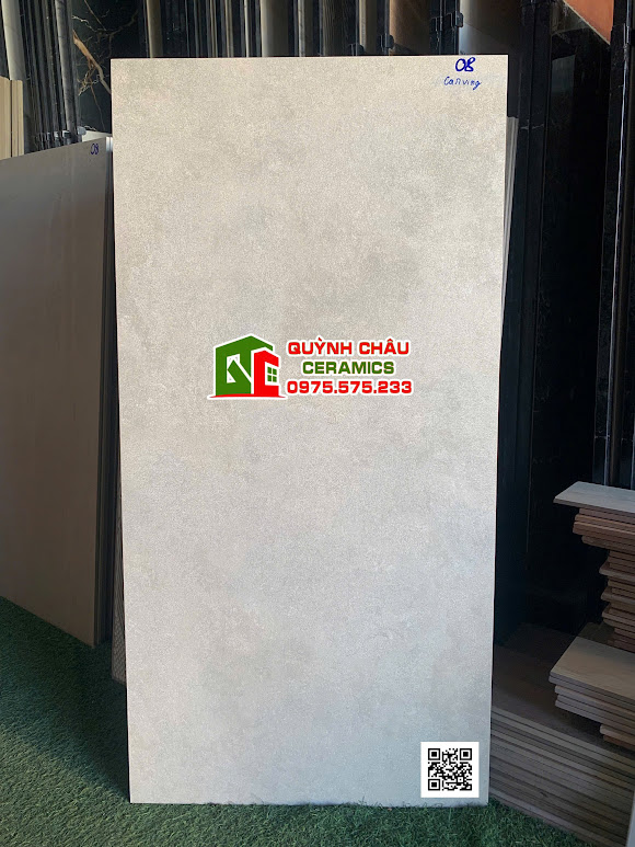 Gạch full body 60x120 mờ xám carving ấn độ cao cấp