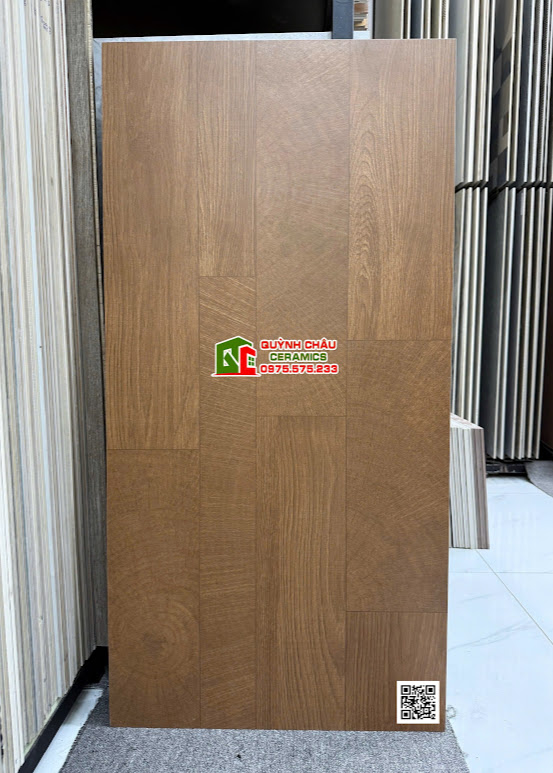 Gạch 60x120cm lát nền vân gỗ ghép kích thước