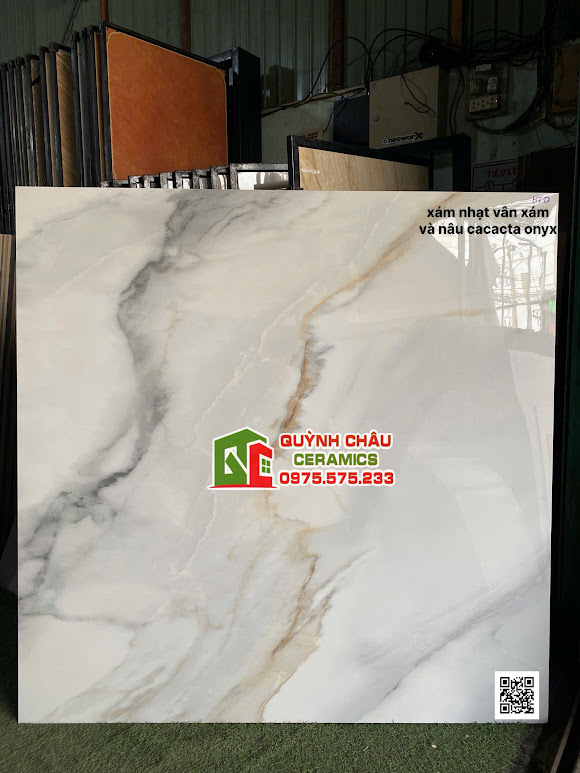 Gạch khổ lớn ấn độ 120x120 bóng kiếng vân đá cao cấp